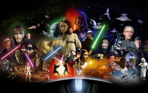 Star Wars movies backdrop