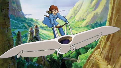 Nausiccaa flying movie backdrop