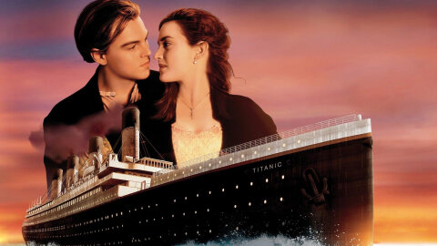 Jack and Rose and a boat