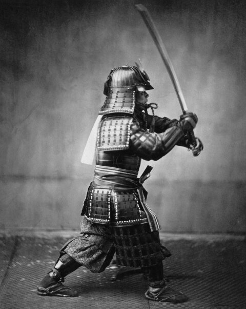 Samurai with a Katana c. 1860